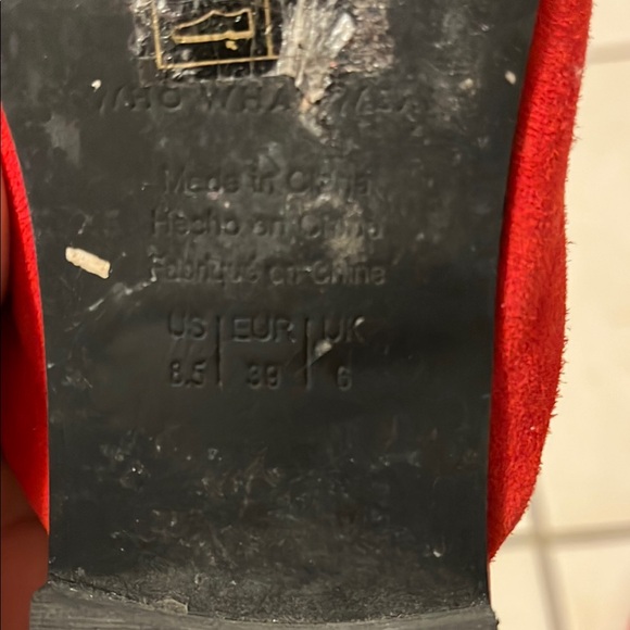 Who What Wear Scarlet Mules - Picture 8 of 10